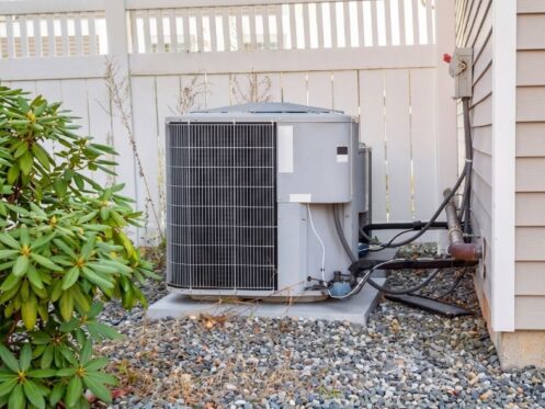 Air conditioning replacement for a Smyrna property with new outdoor unit installed