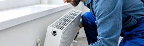 HVAC contractors in Murfreesboro, TN performing seasonal AC maintenance